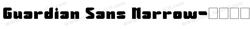 Guardian Sans Narrow字体转换